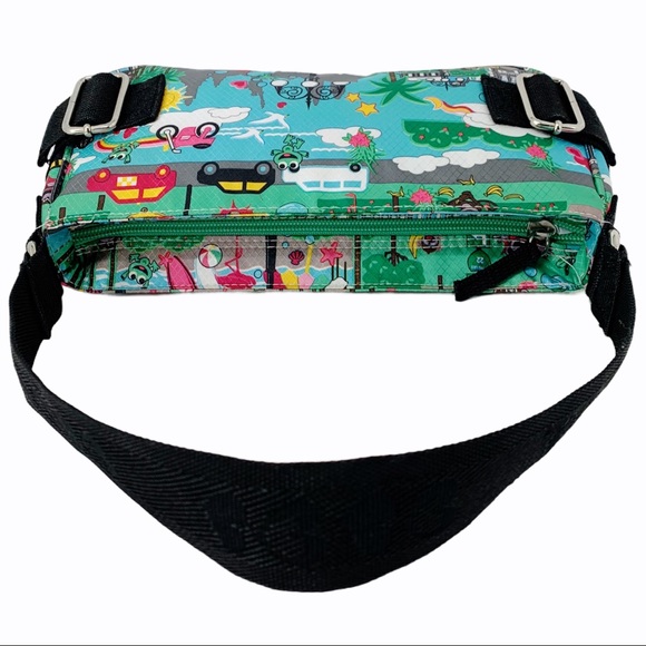 Tiny Shoulder Purse with “Frog Town” Graphics - Picture 4 of 10